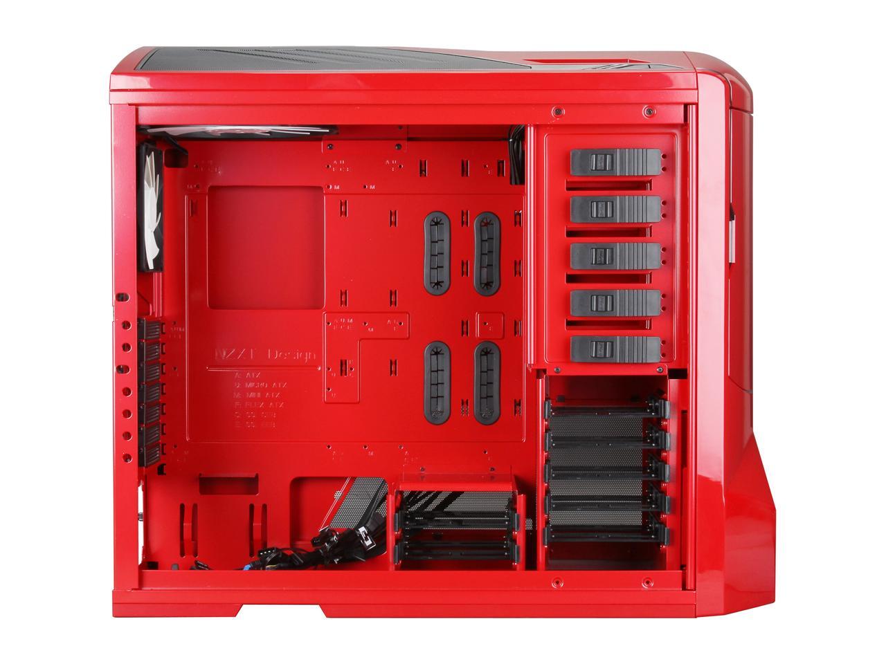 Refurbished NZXT Phantom RBPHAN001RD Red Computer Case