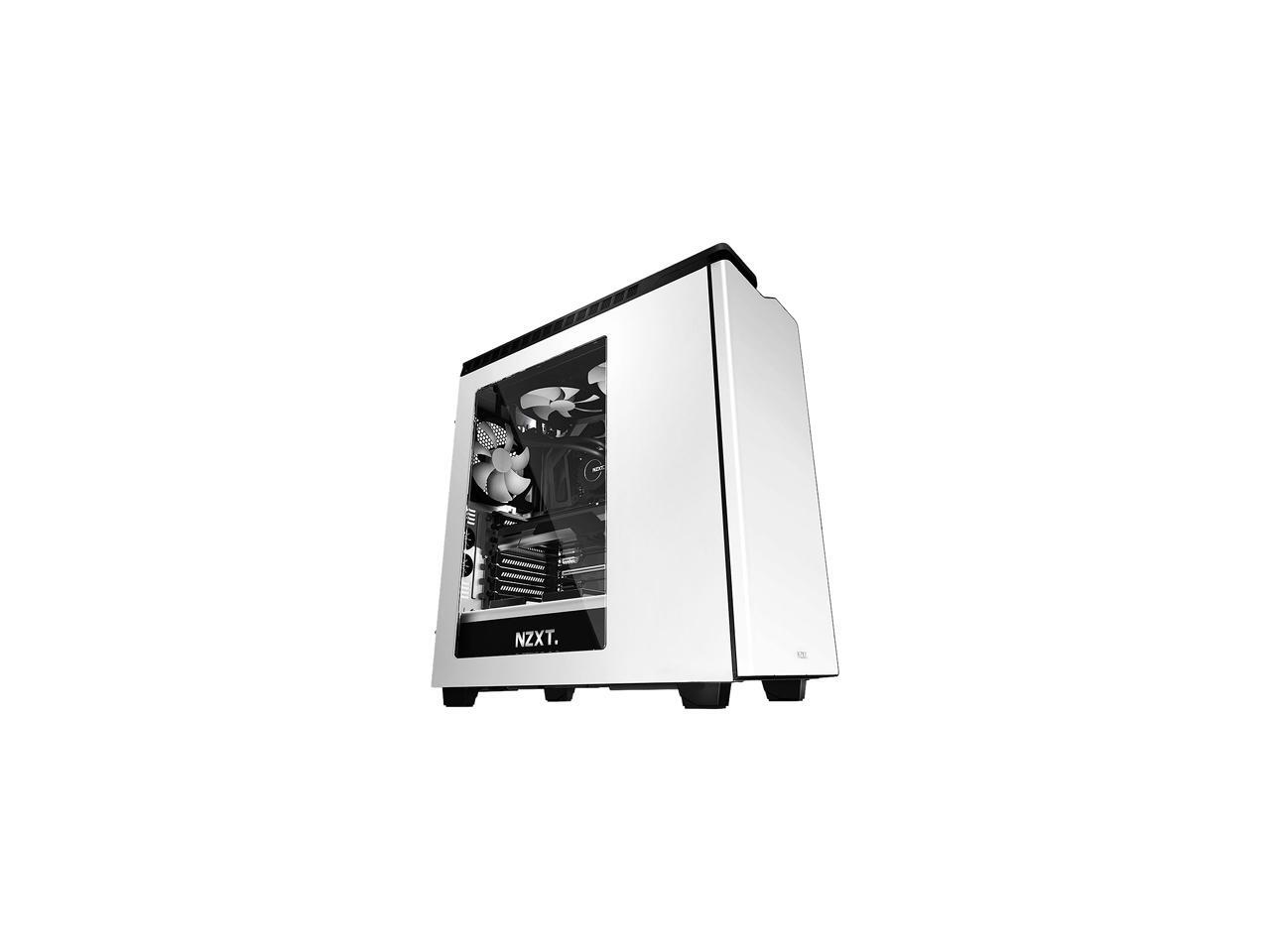 Refurbished NZXT RBCAH440WW1 Black / White Computer Case Newegg.ca