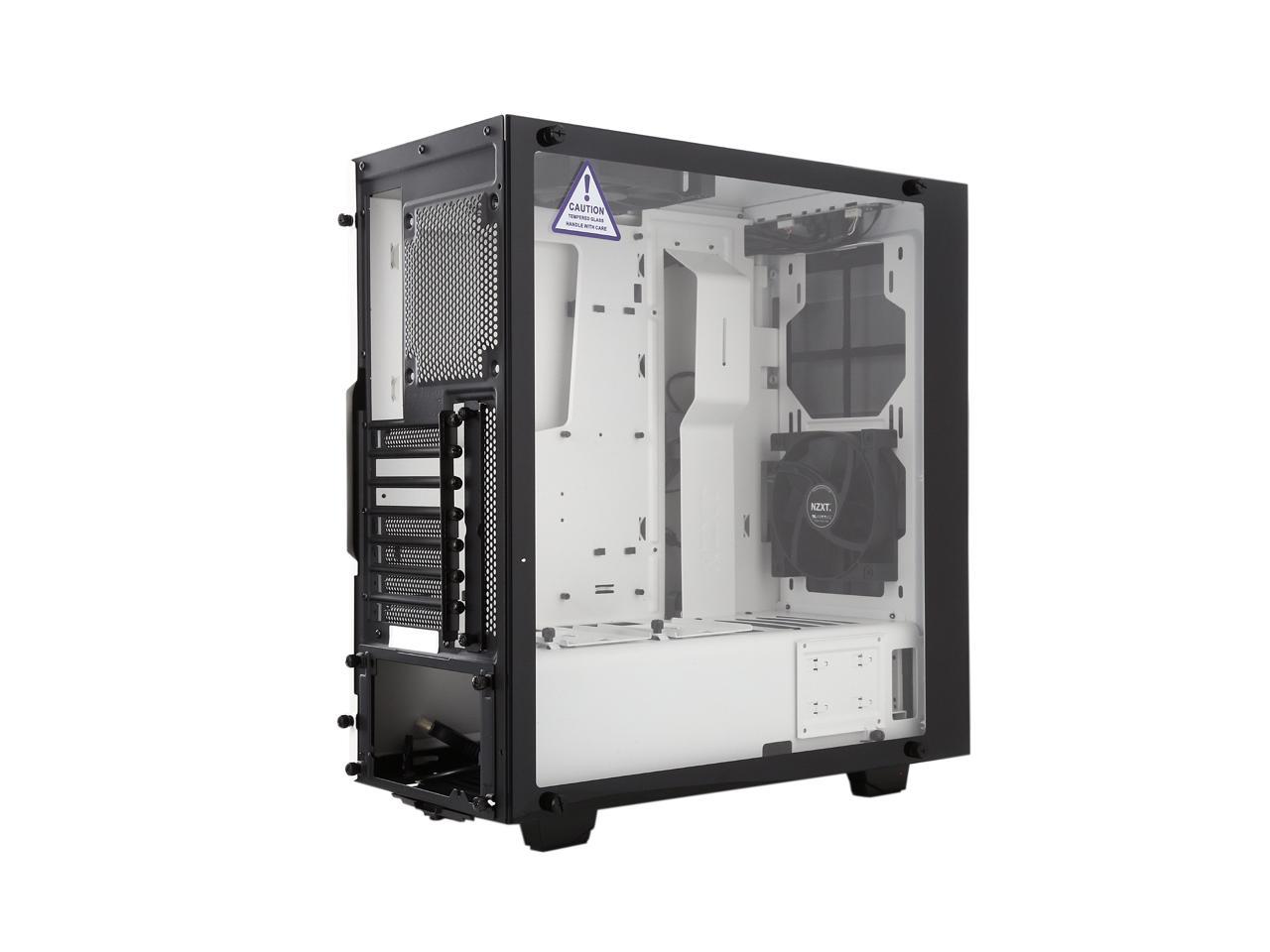 to Afsky Faktisk Open Box: NZXT S340 Elite Matte White Steel/Tempered Glass ATX Mid Tower  Case - Newegg.com