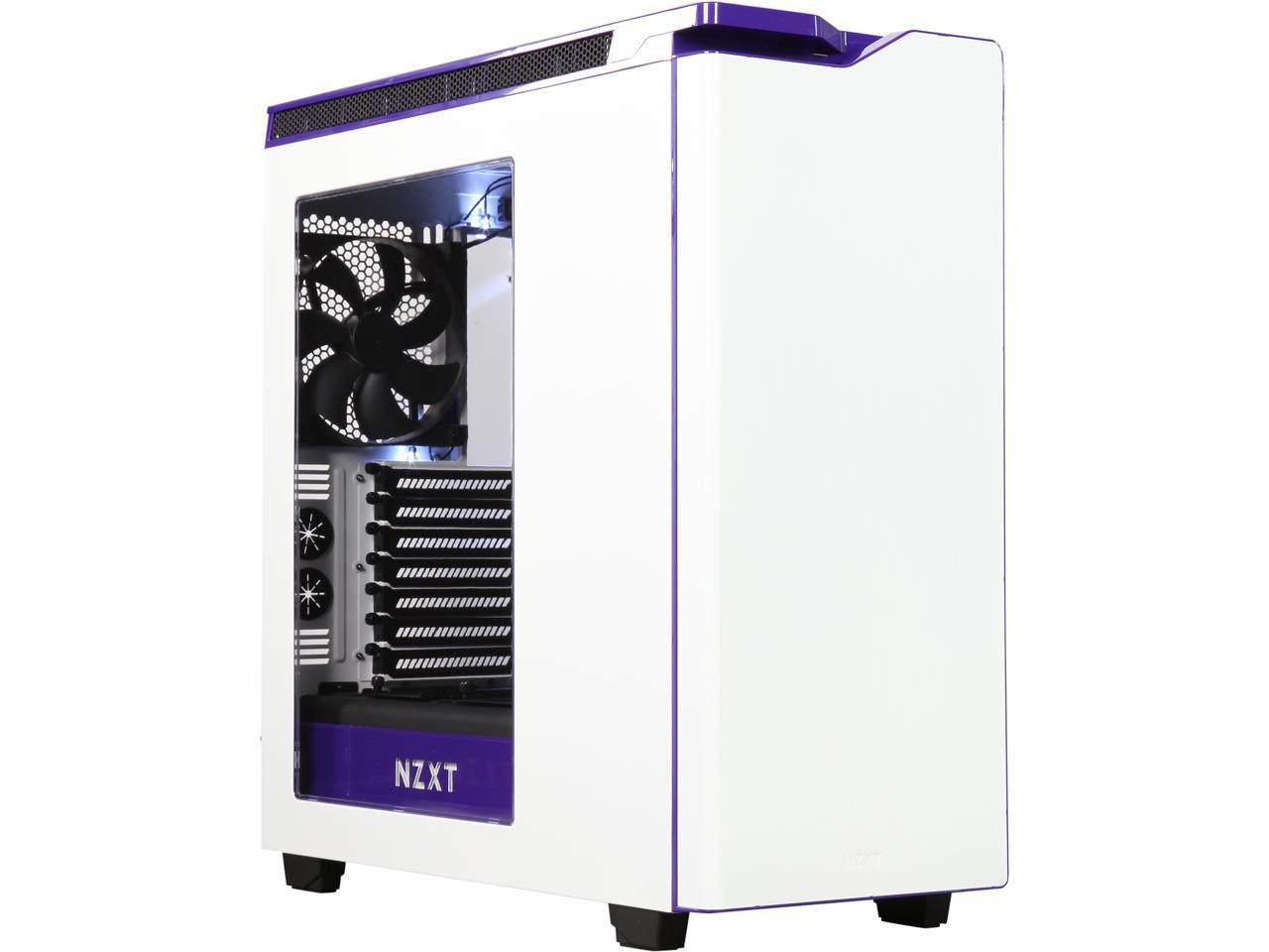 administration kort Omkostningsprocent Open Box: NZXT H440 STEEL Mid Tower Case. Next Generation 5.25-less Design.  Include 4 x 2nd Gen FNv2 Fans, High-End WC Support, USB3.0, PWM Fan Hub,  White/Purple - Newegg.com