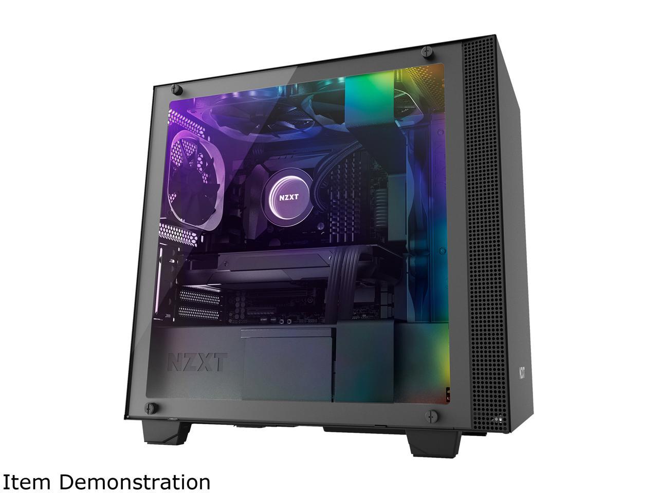 Open Box: NZXT H400i - MicroATX PC Gaming Case - RGB Lighting And Fan ...