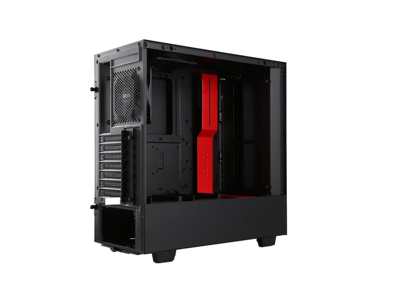 NZXT H500 - Compact ATX Mid-Tower PC Gaming Case - Tempered Glass Panel ...