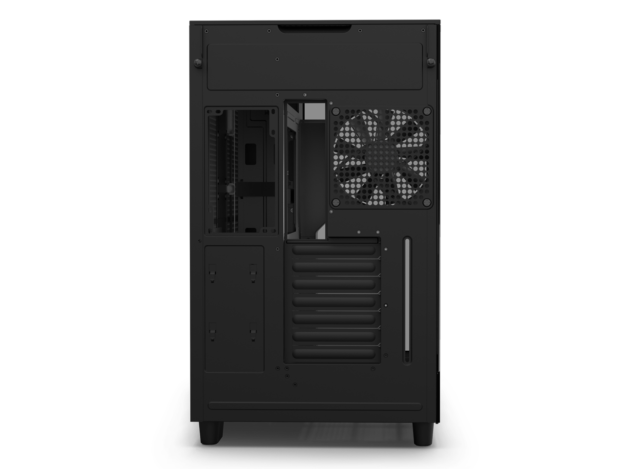 NZXT H9 Flow All Black CMH91FB01 DualChamber MidTower Airflow