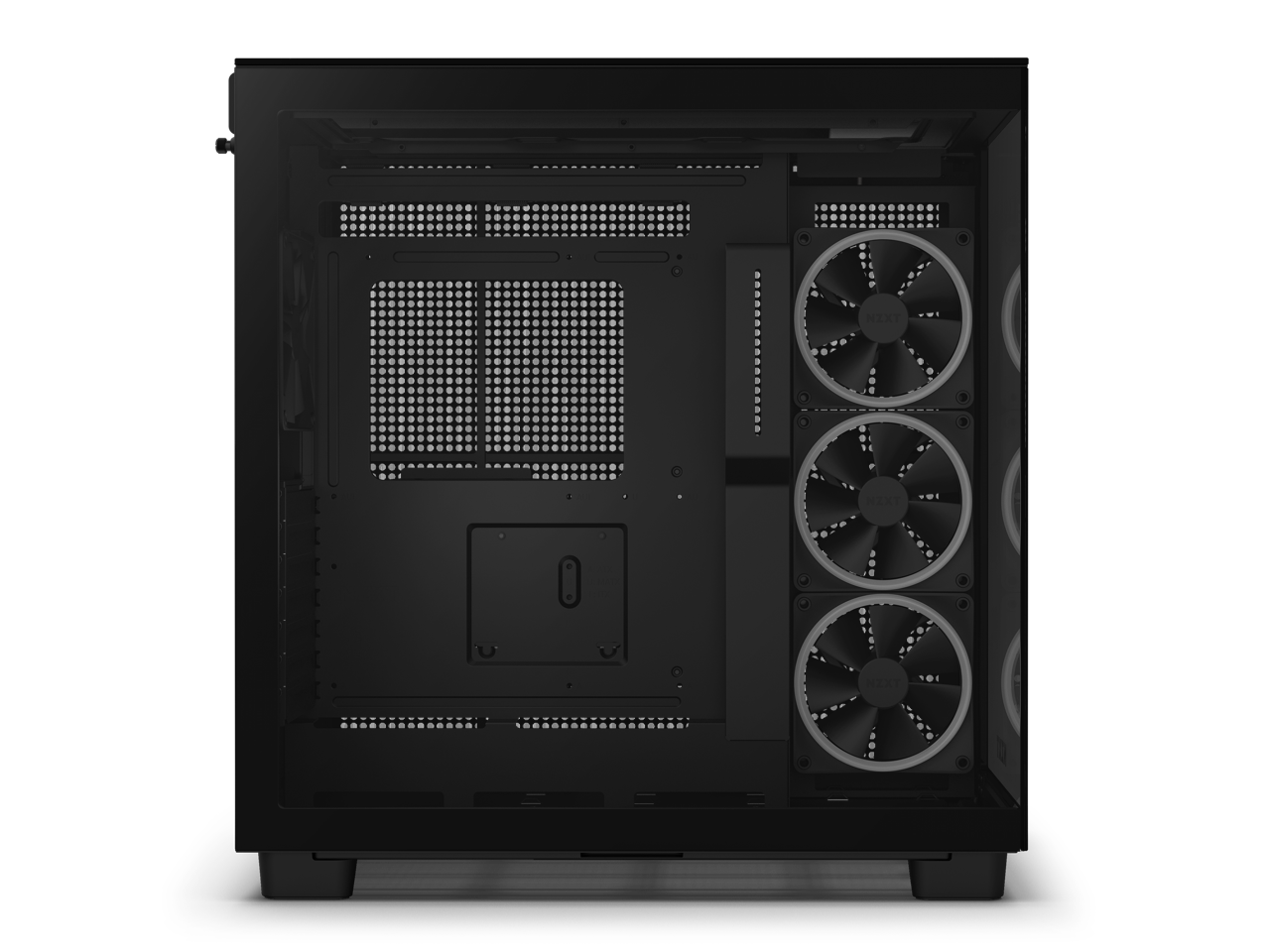 NZXT H9 Elite All Black CMH91EB01 Premium DualChamber Mid