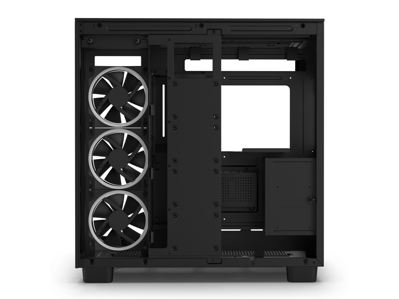 NZXT H9 Elite - All Black - CM-H91EB-01 - Premium Dual-Chamber - Mid