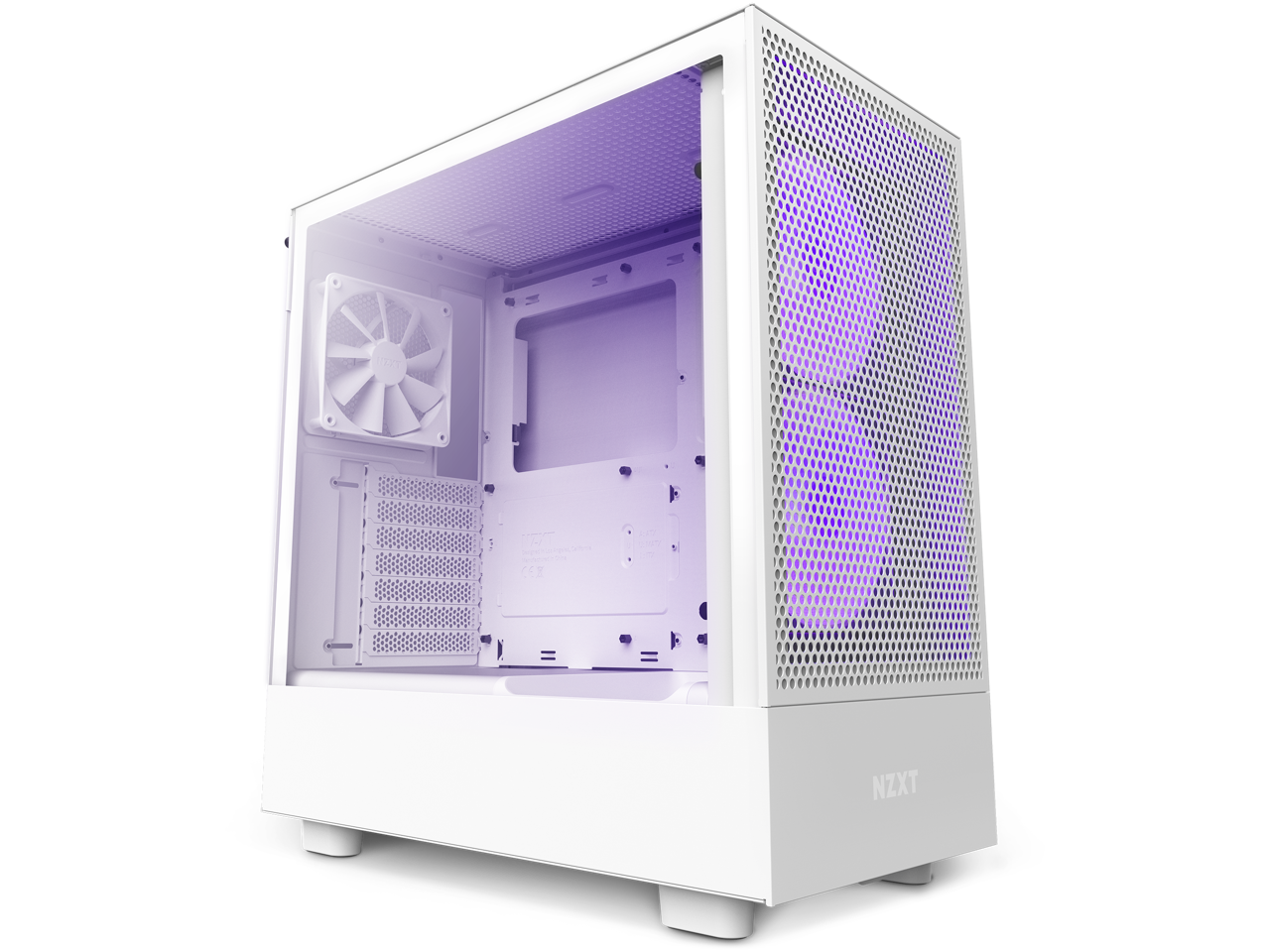 Nzxt H Series H Flow Rgb Edition Atx Mid Tower Chassis White