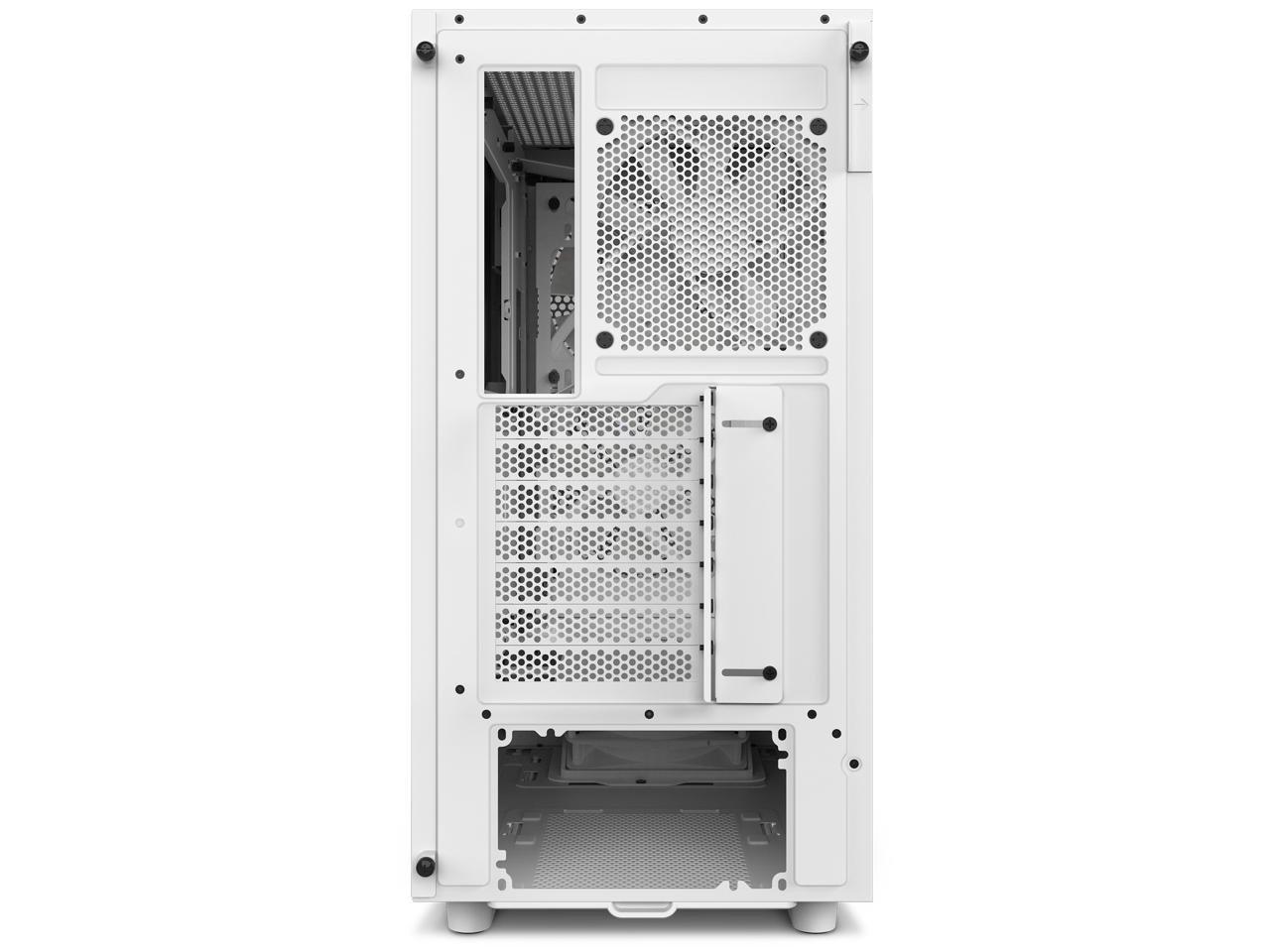 NZXT H Series H5 (2023) Flow RGB Edition ATX Mid Tower Chassis White