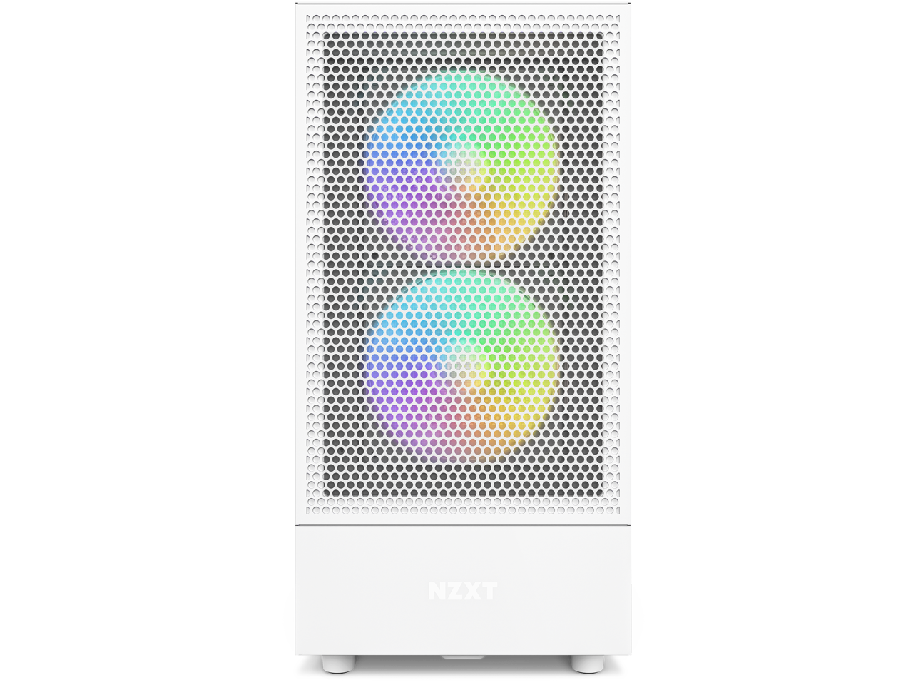 NZXT H Series H5 (2023) Flow RGB Edition ATX Mid Tower Chassis White