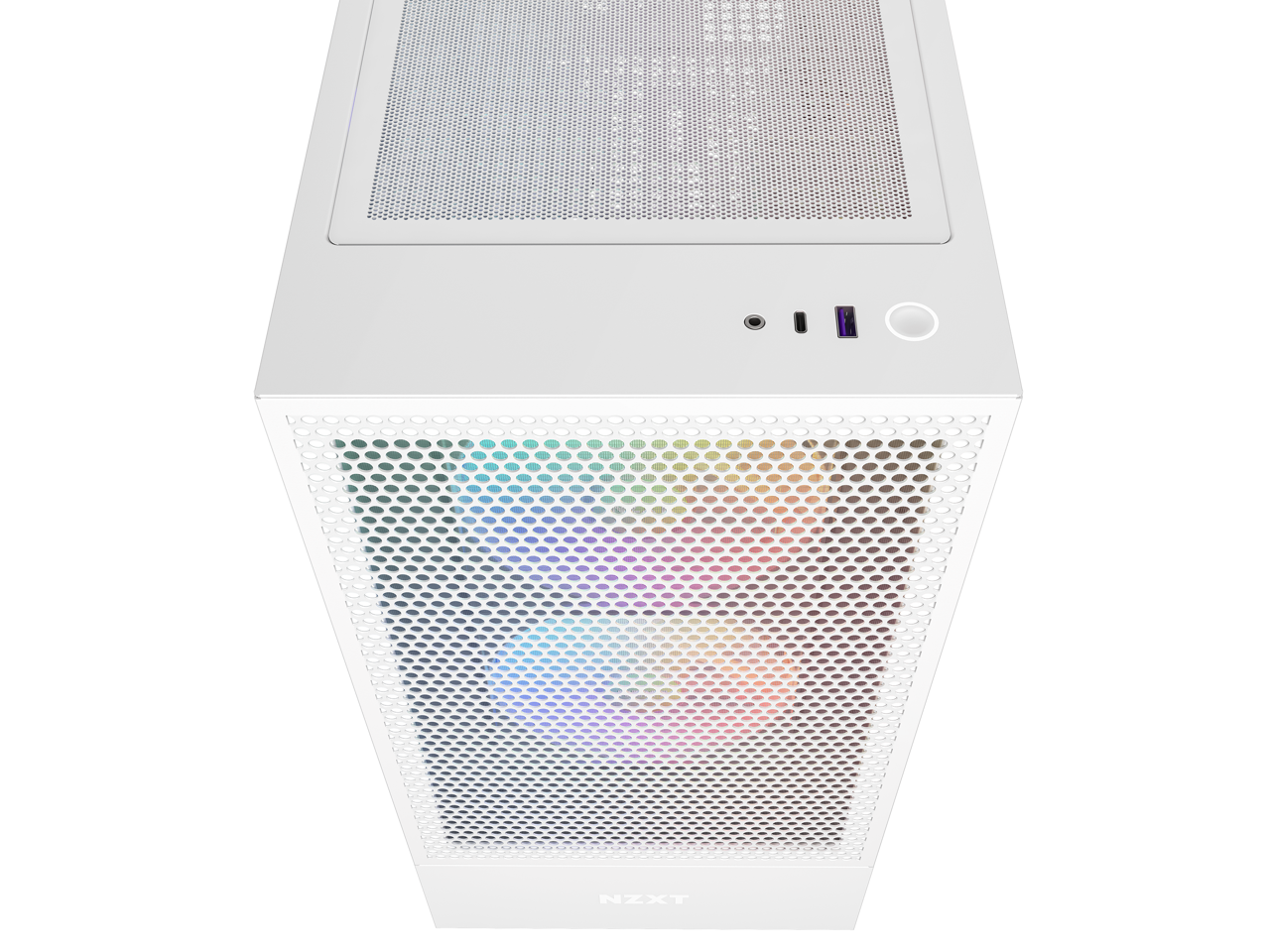 NZXT H Series H5 (2023) Flow RGB Edition ATX Mid Tower Chassis White