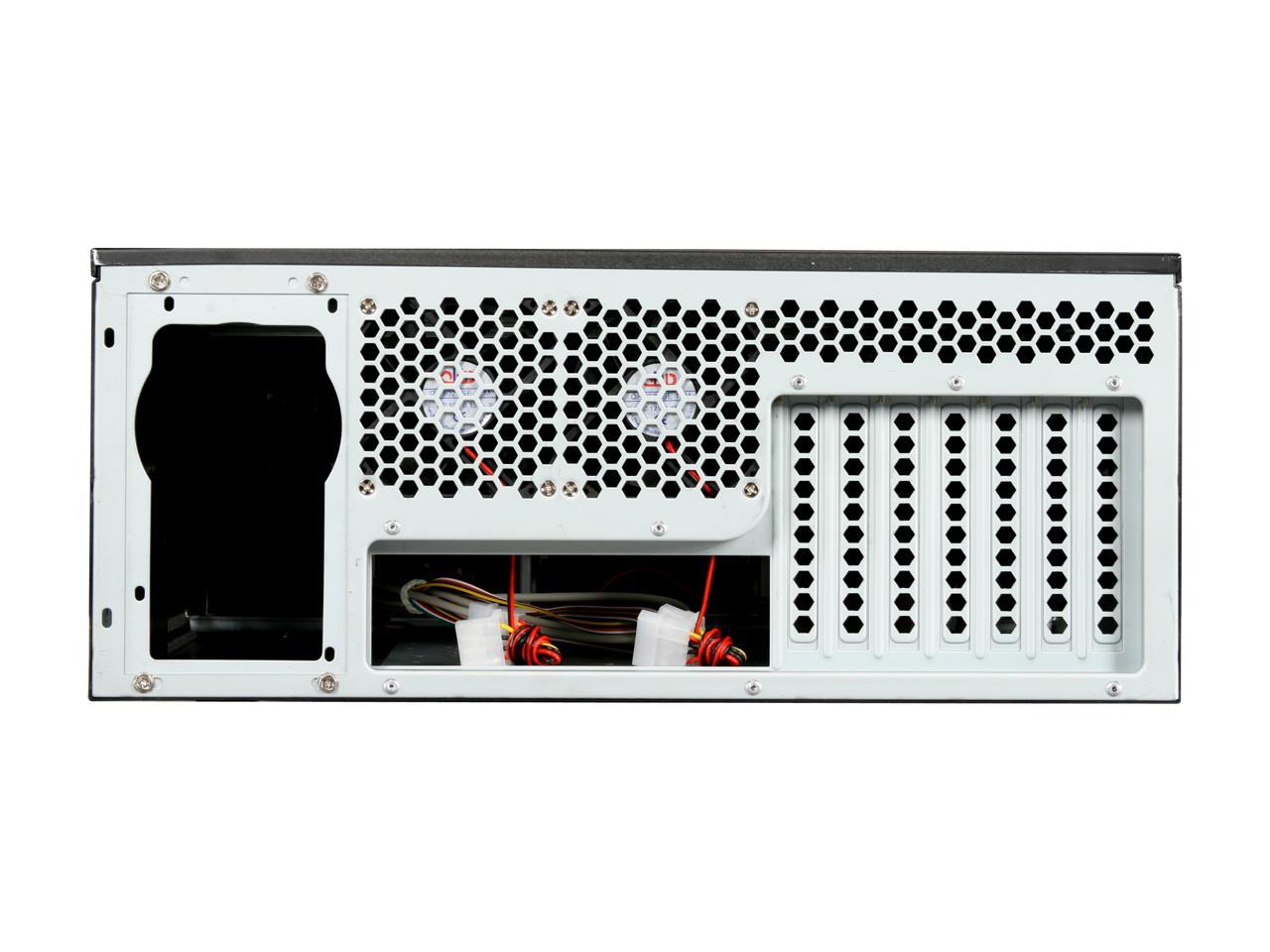 Rosewill RSV-R4000 Black 1.0mm SECC, 4U Rackmount Server Chassis 8