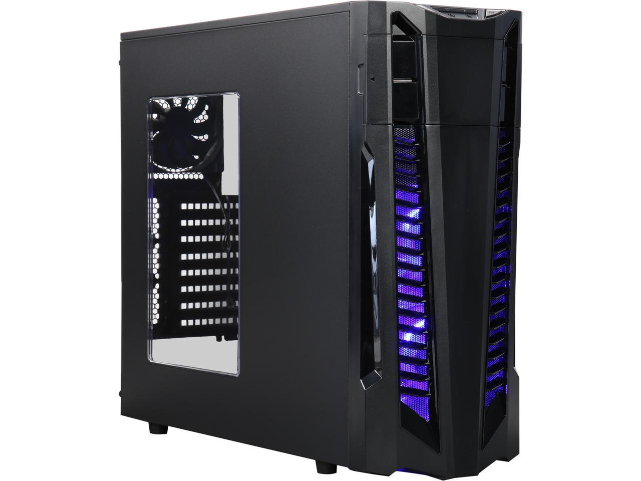Rosewill ATX Mid Tower Gaming Computer Case, Toolless Design of Drive Bays, Removable HDD Cages