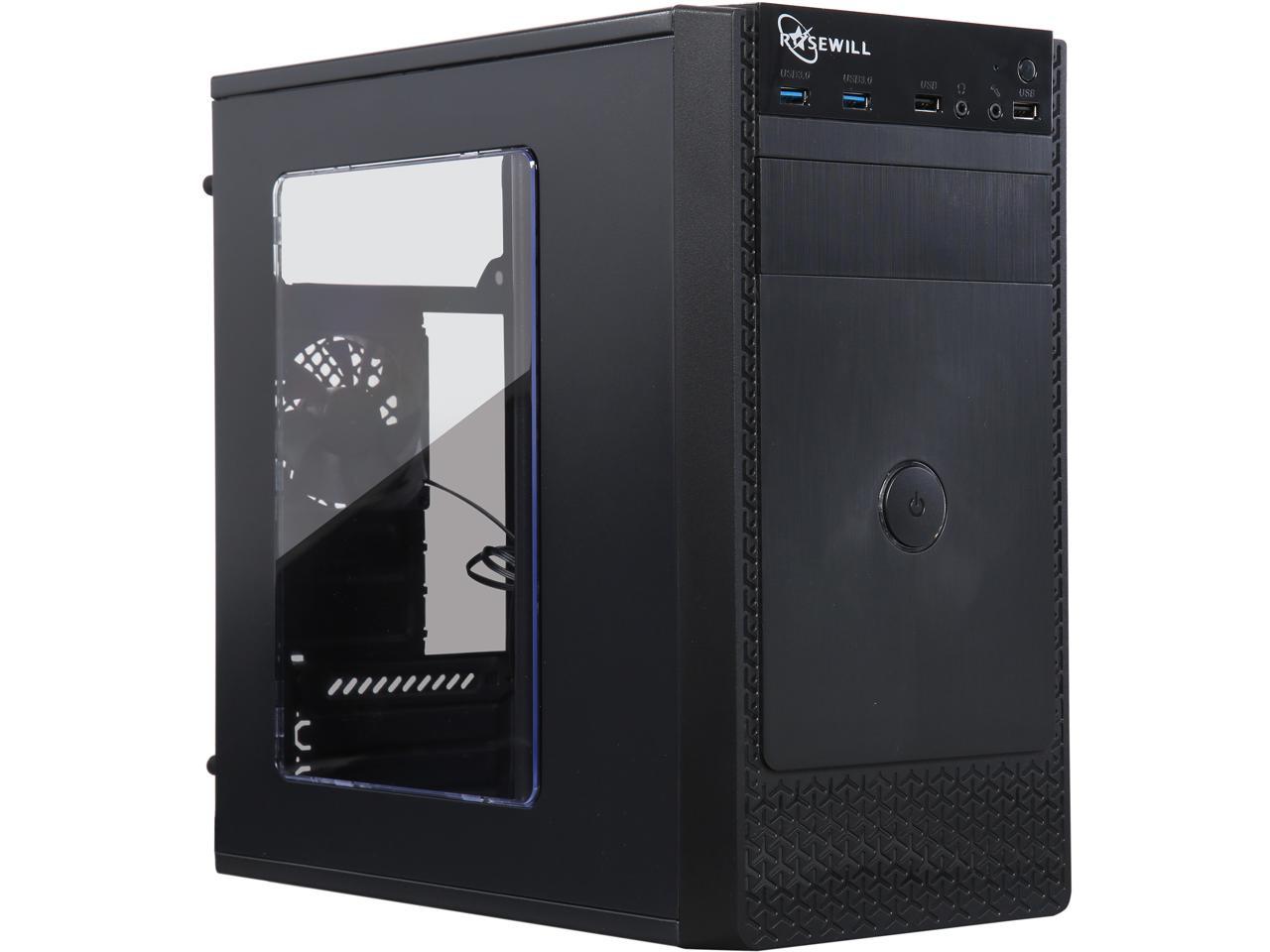 Rosewill FBM-X1 Black Steel / Plastic Mini Tower Case - Newegg.ca