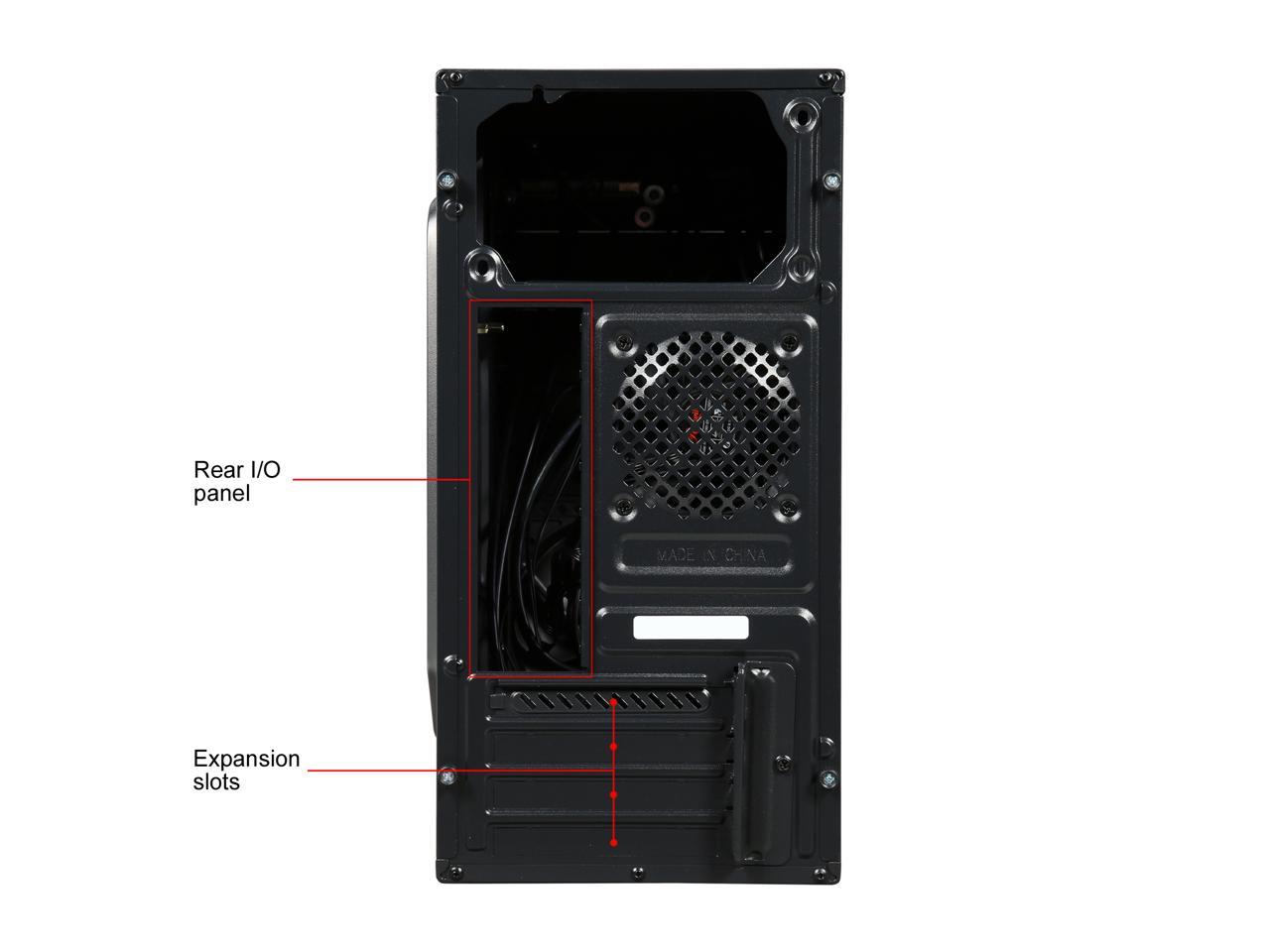 Rosewill FBMX1 Black Steel / Plastic Mini Tower Case