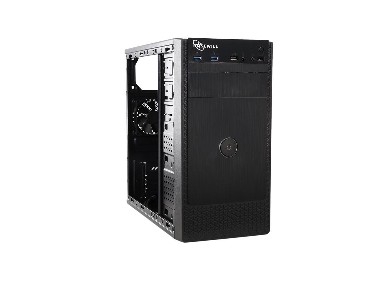 Rosewill FBM-X1 Black Steel / Plastic Mini Tower Case ...