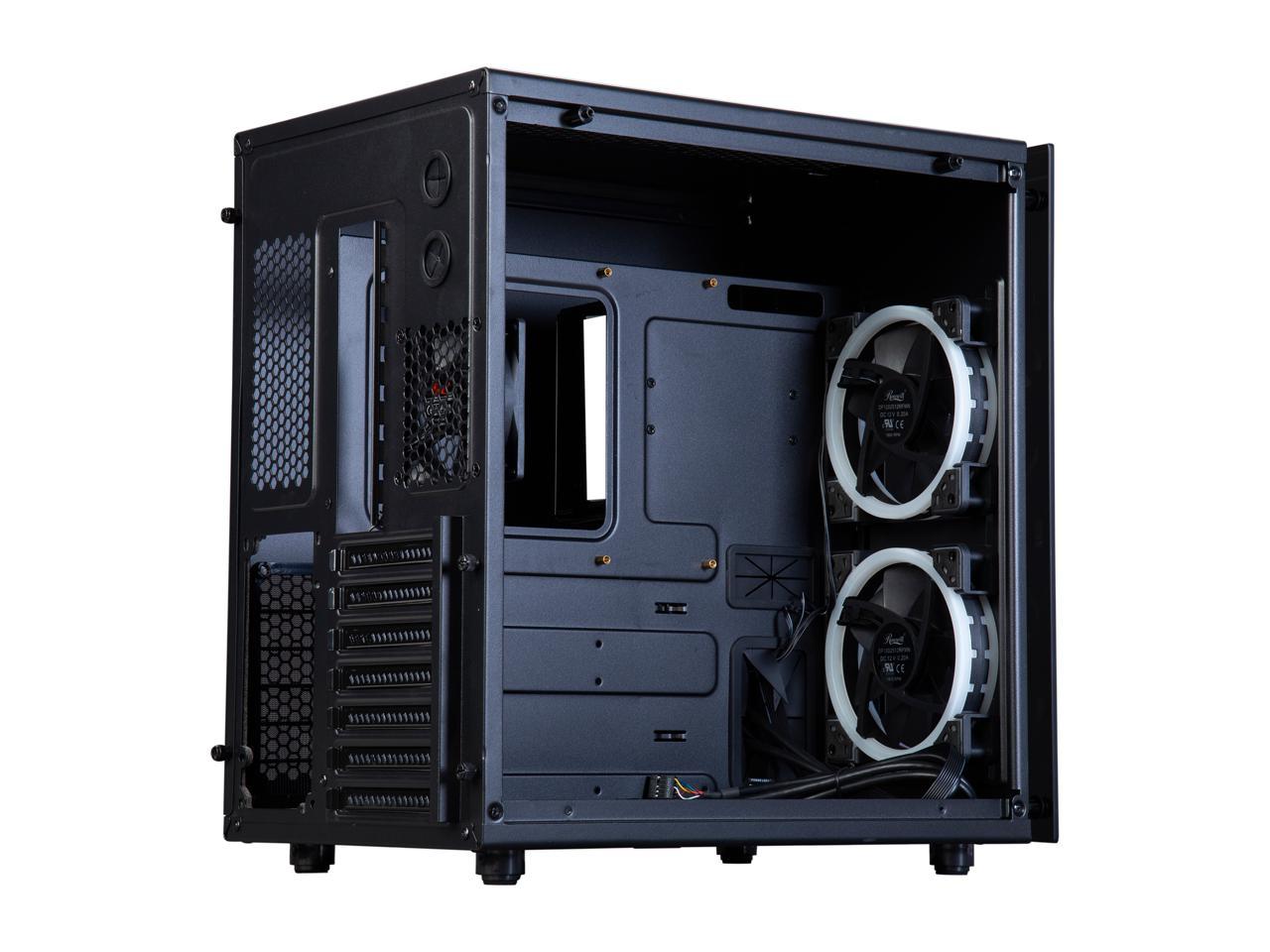 Rosewill Cullinan PX RGB Cube Mini ITX/ MicroATX/ ATX Mid Tower Gaming ...