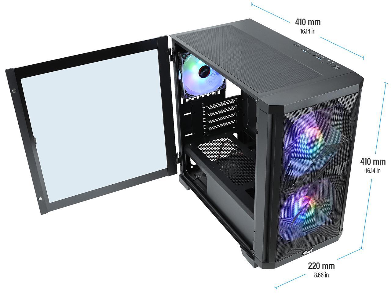 Rosewill SPECTRA C101 Micro-ATX Mini Tower Gaming PC Computer Case ...