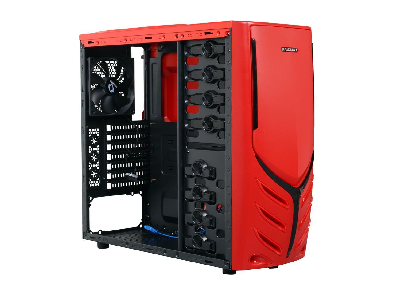 RAIDMAX Viper ATX-321WR Red Computer Case - Newegg.com
