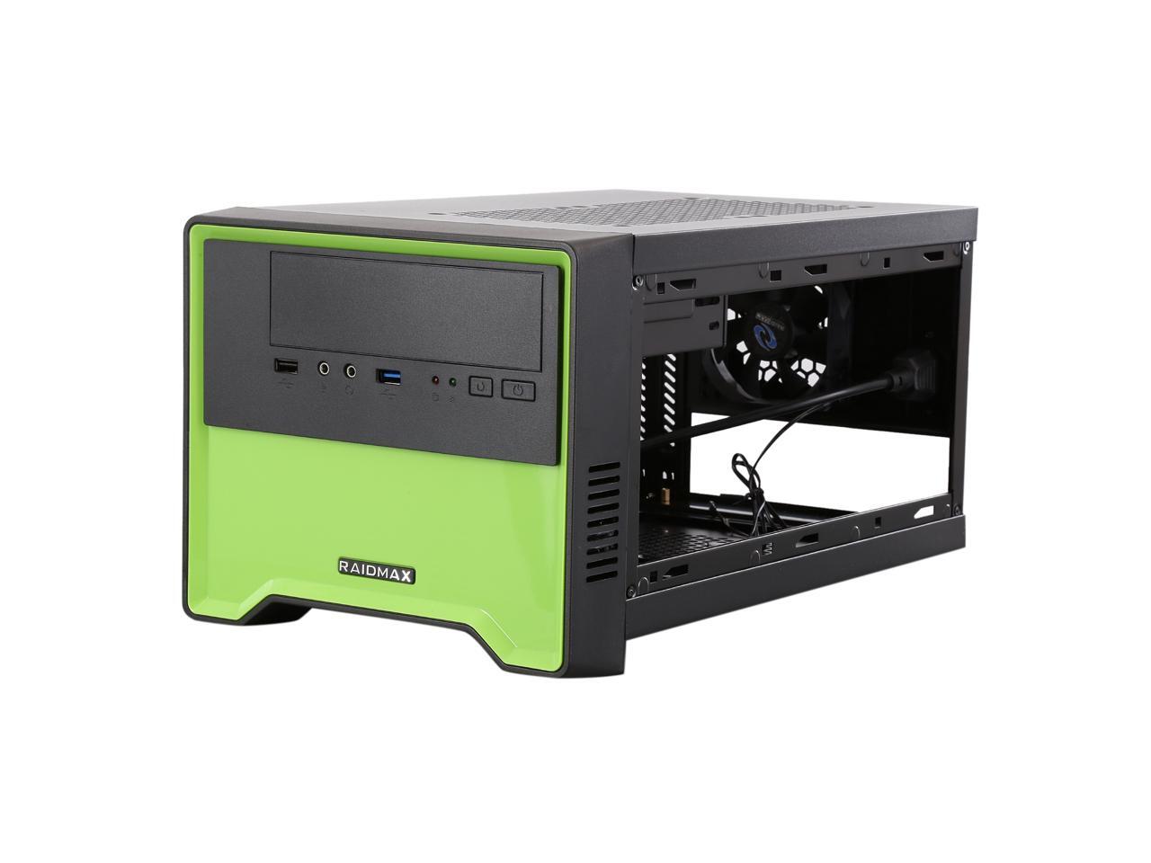 RAIDMAX Element ATX101BG Black / Green Computer Case
