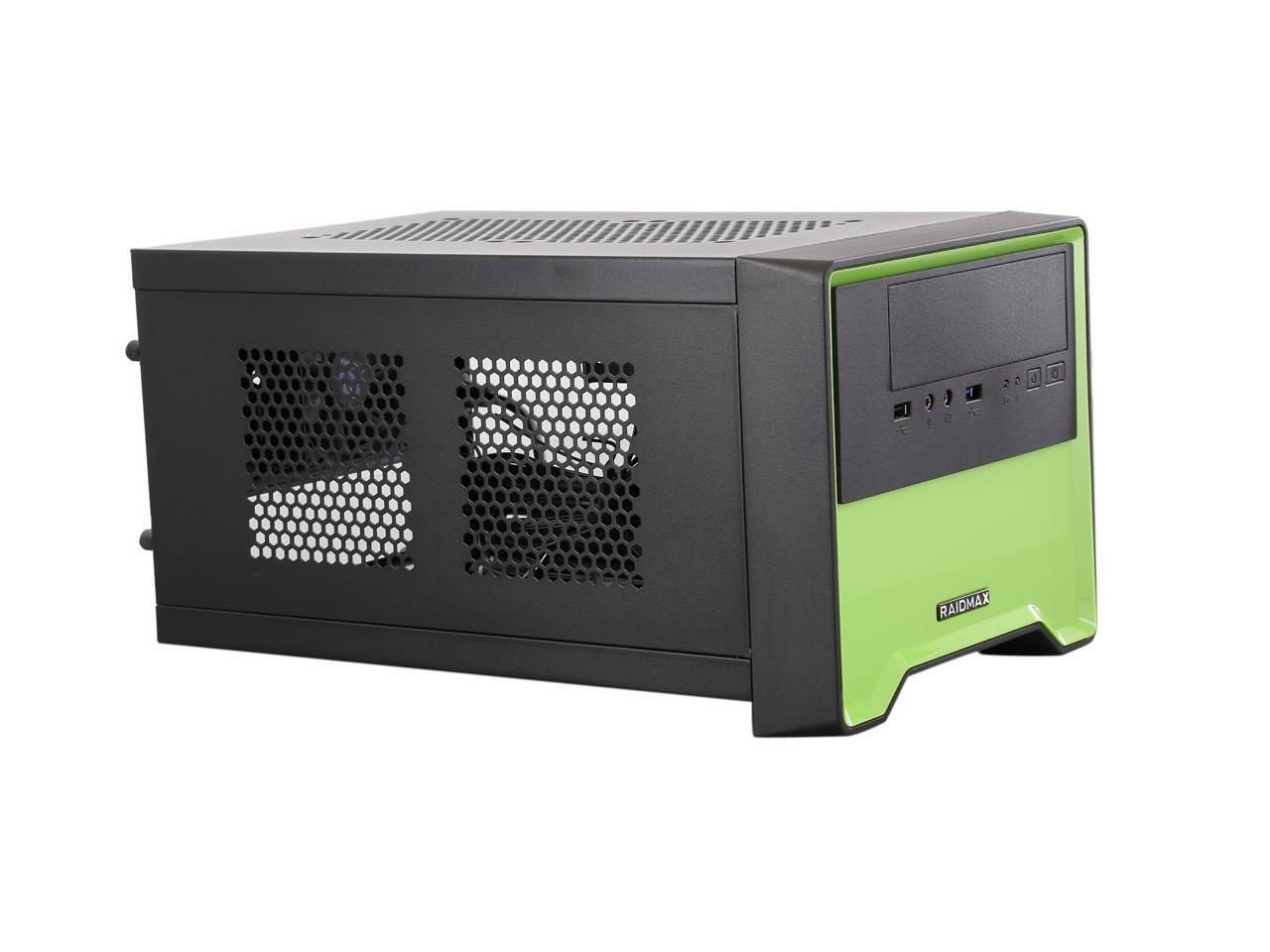 RAIDMAX Element ATX101BG Black / Green Computer Case