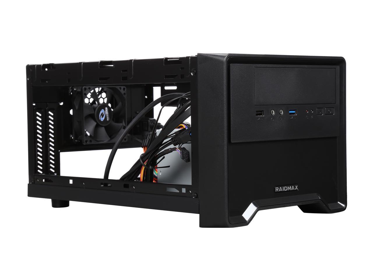 RAIDMAX Element ITX-101BPS Black / Grey Computer Case - Newegg.com