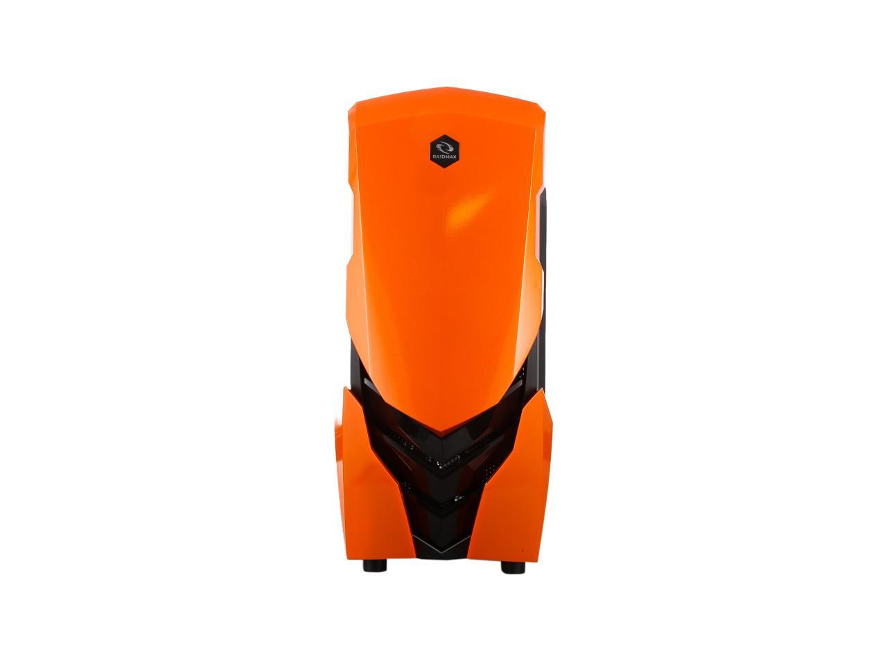 Raidmax Ninja Ii Atx A06wbo Black Orange Computer Case Newegg Com