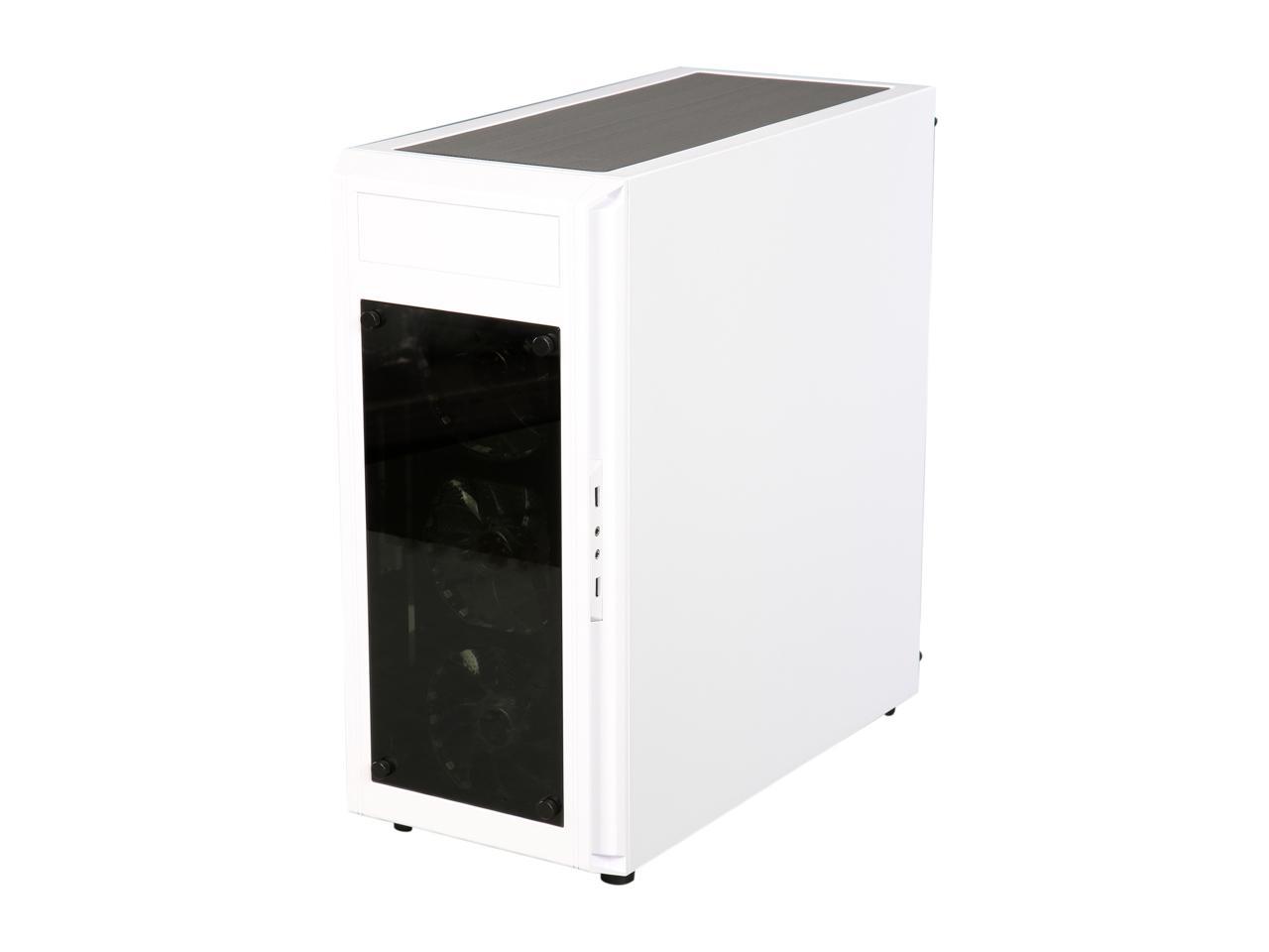 Raidmax Alpha Prime Alpha-ttw White Black Steel   Plastic Atx Mid Tower 