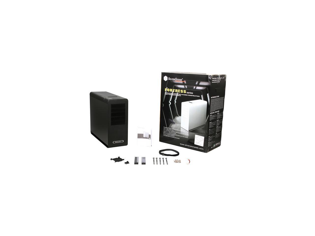 SilverStone Fortress Series FT02BW Black Computer Case