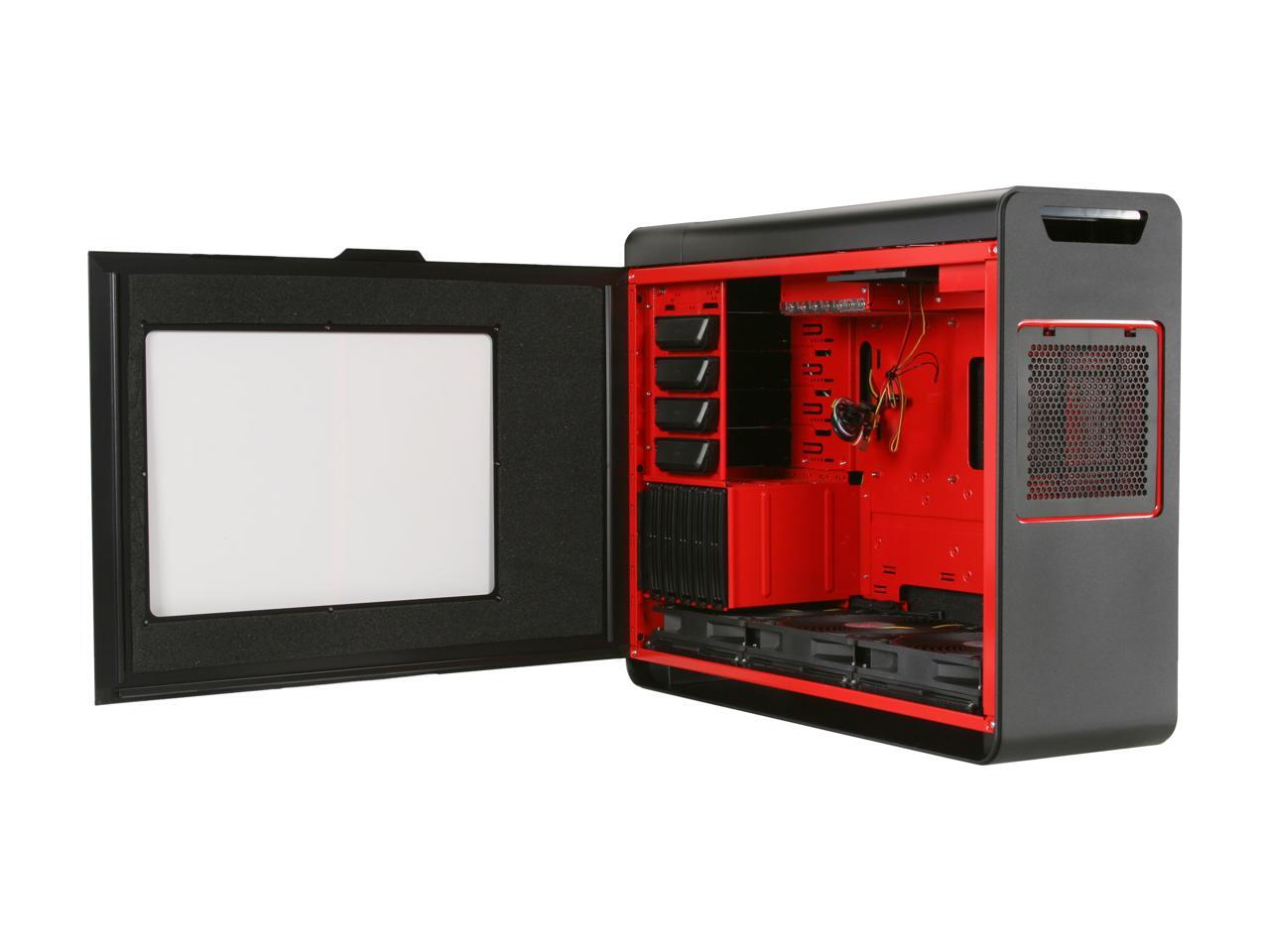 SilverStone Fortress Series FT02BWRI Black/Red Computer Case