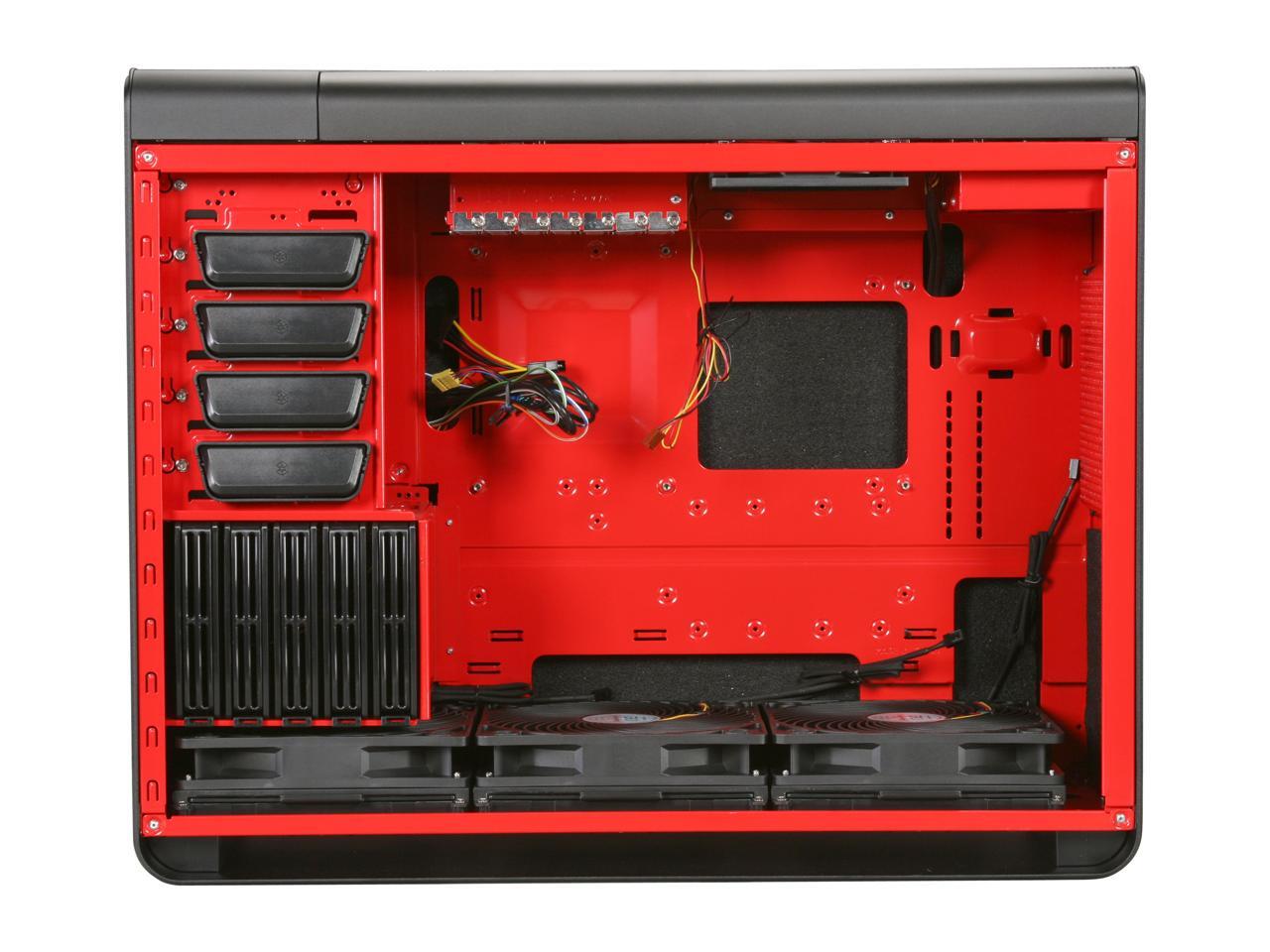 SilverStone Fortress Series FT02BWRI Black/Red Computer Case