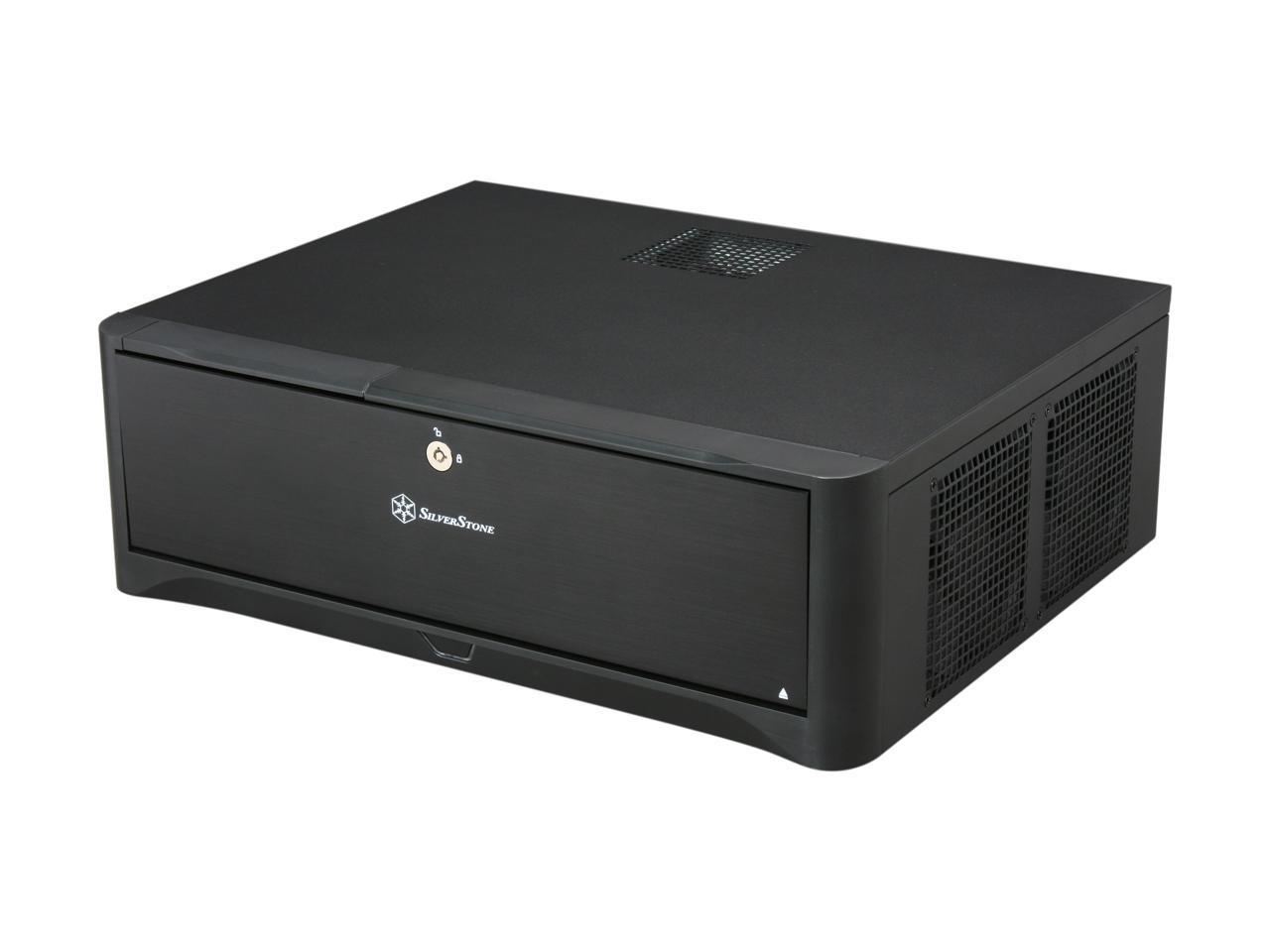 SILVERSTONE Black Grandia Series GD06B ATX Media Center / HTPC Case