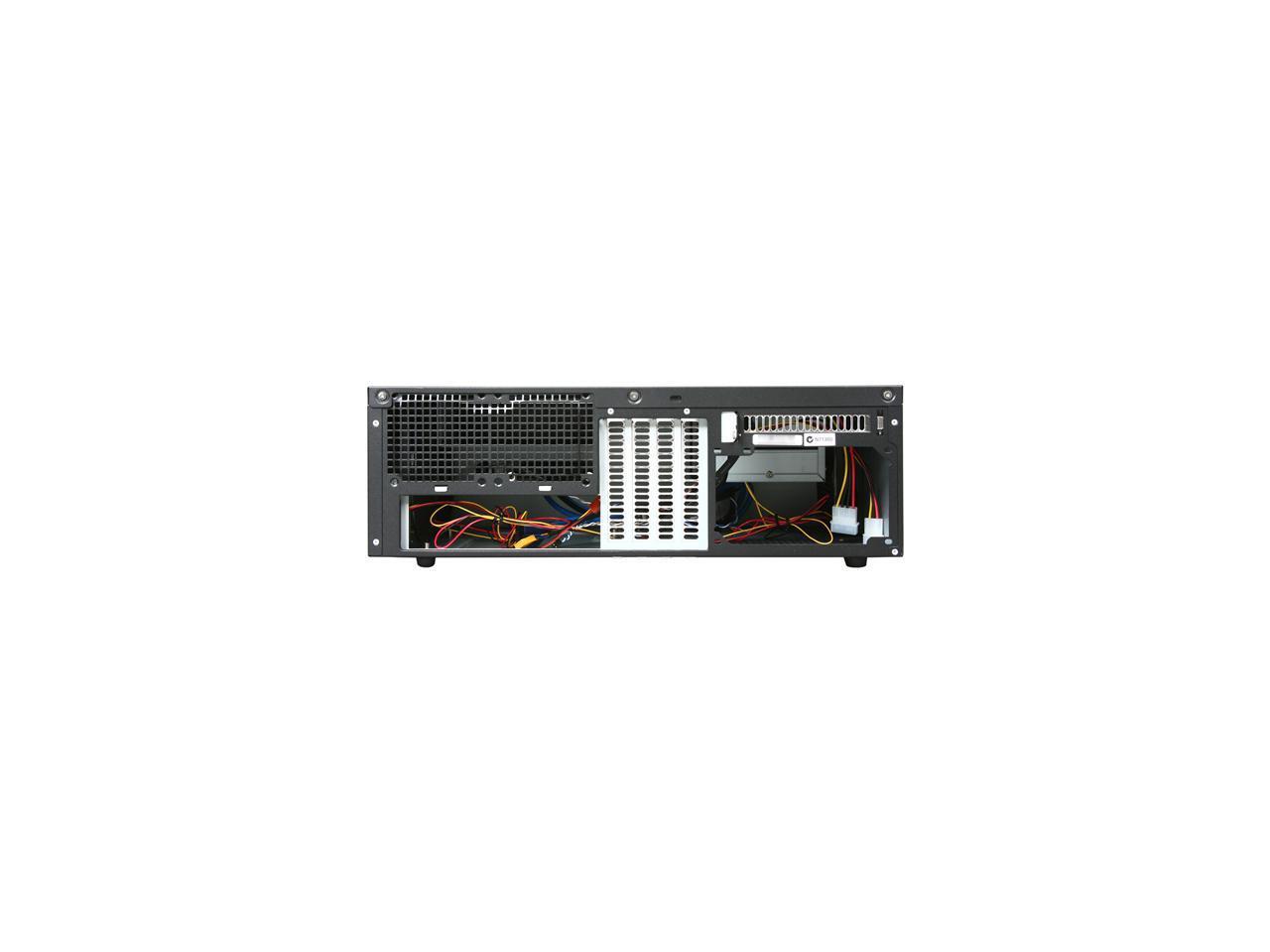 SILVERSTONE Black Grandia Series GD06B ATX Media Center / HTPC Case ...
