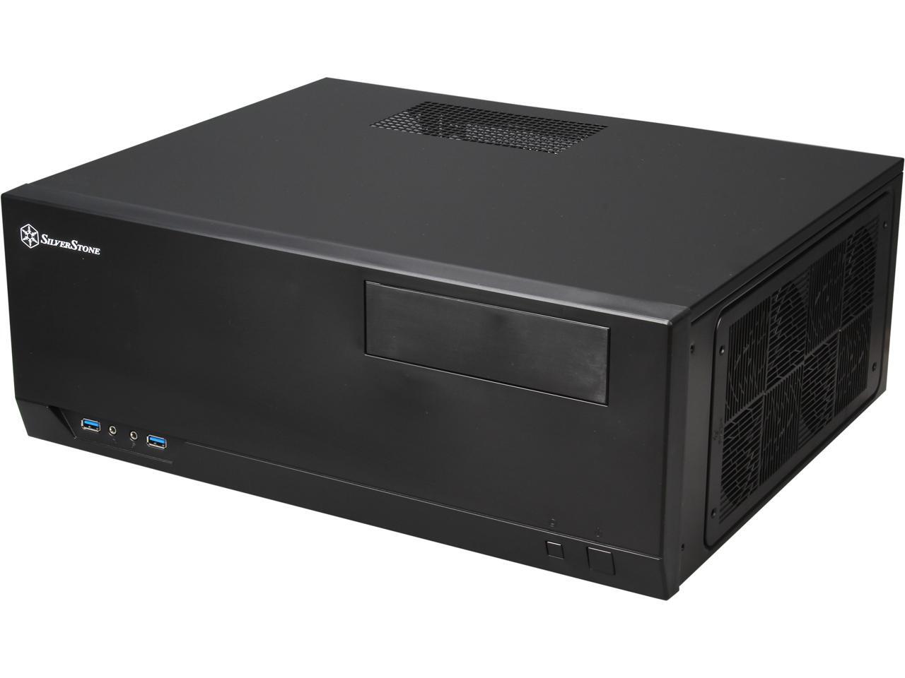 SILVERSTONE Black Grandia GD09B HTPC Case