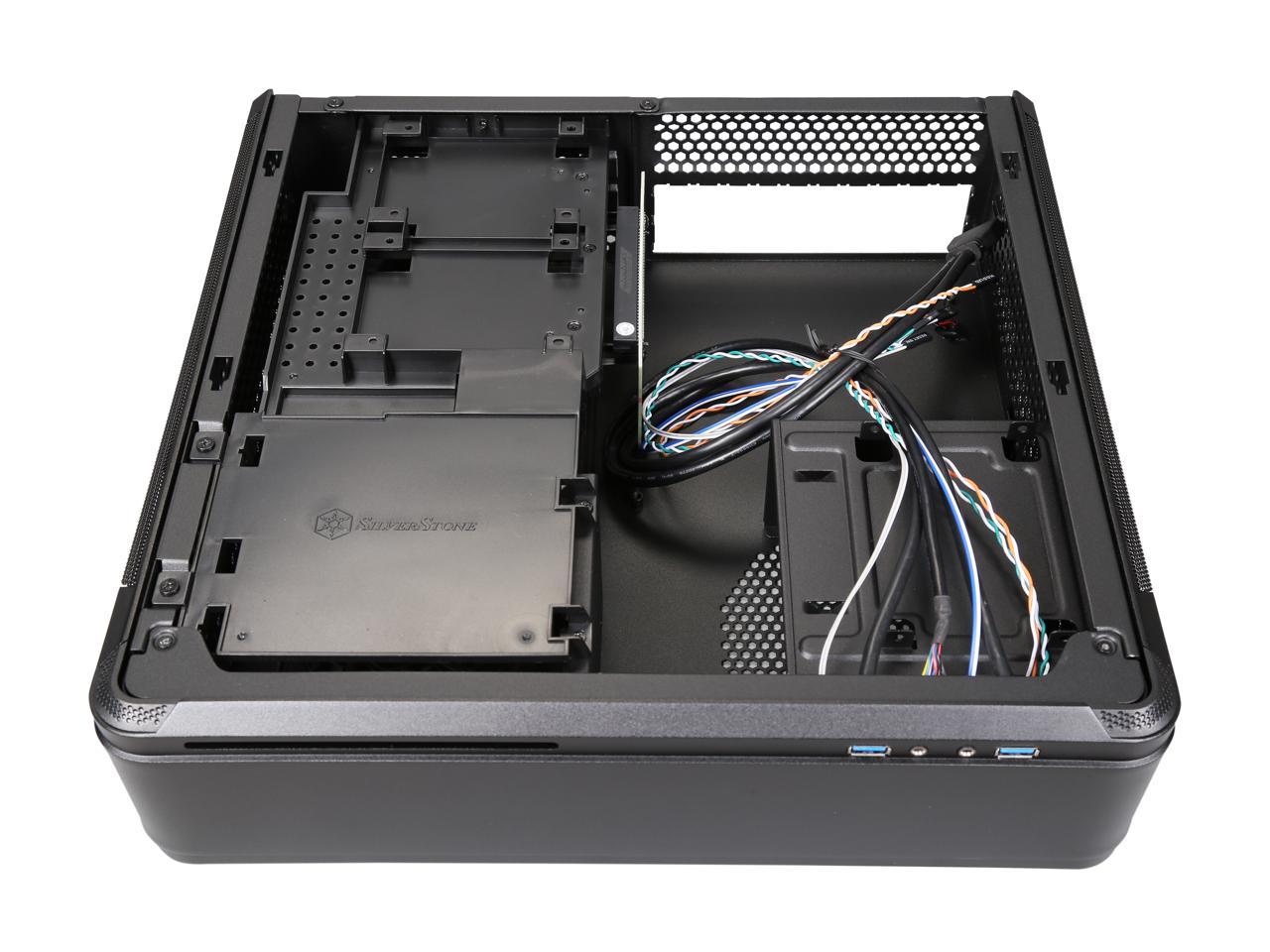 Mini-ITXケース SilverStone Fortressシリーズ ブラック SST-FTZ01B-E