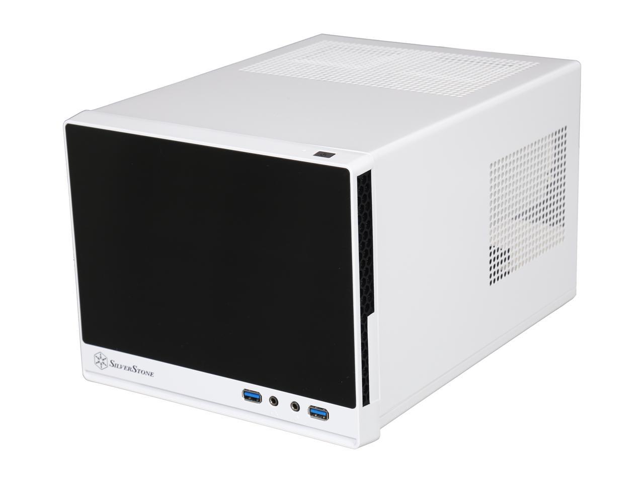 SilverStone SG13WBQ Black / White Computer Case Newegg.ca