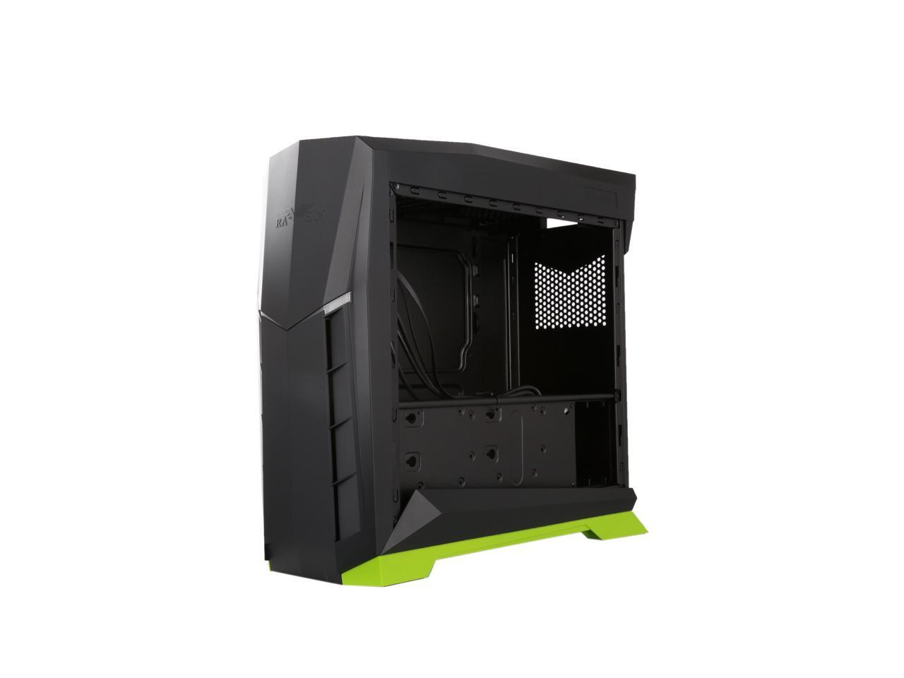 Black /& Blue SilverStone Technology Raven X ATX Tower Case RVX01BA-W