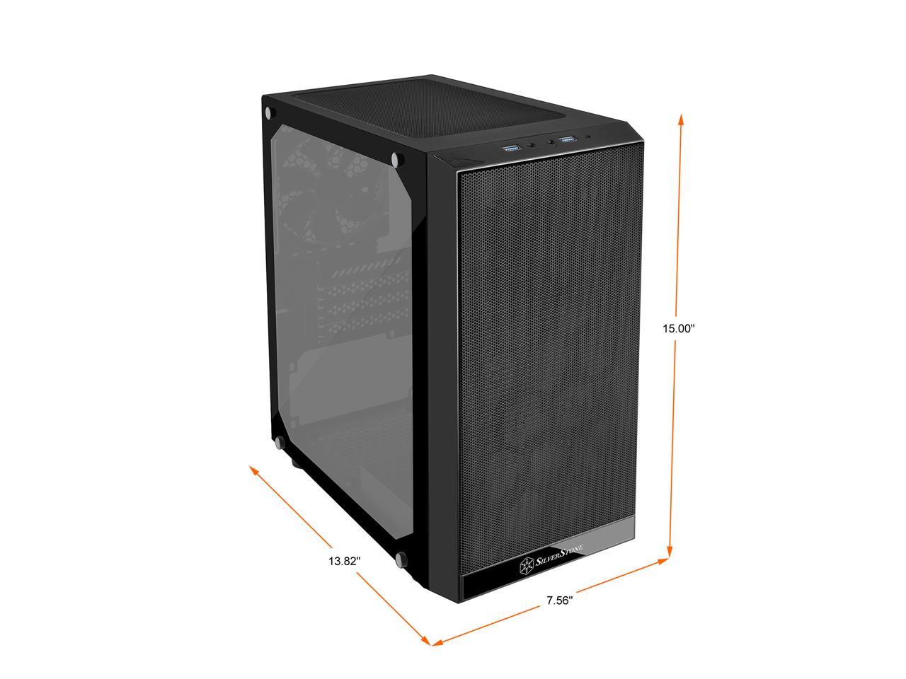 SilverStone PS15 SST-PS15B-RGB Black Computer Case - Newegg.com