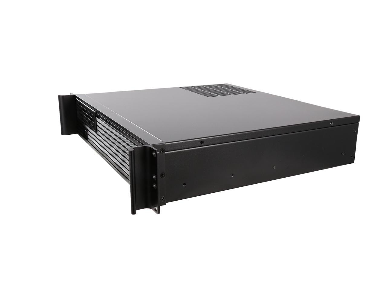 iStarUSA D-213-MATX-DT Black 2U Compact Server / Desktop Chassis ...