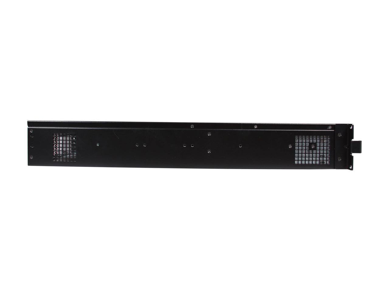 Istarusa E204l B3sl 50rail26 Black Aluminum Steel 2u Performance Rackmount Chassis With 3 X 3