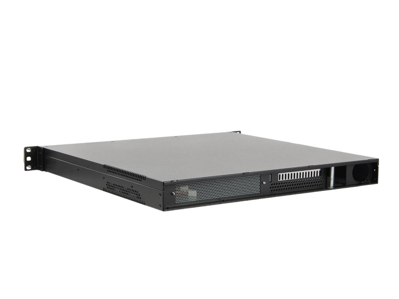 iStarUSA D-A120T-ITX Black 1U Rackmount 2x 3.5