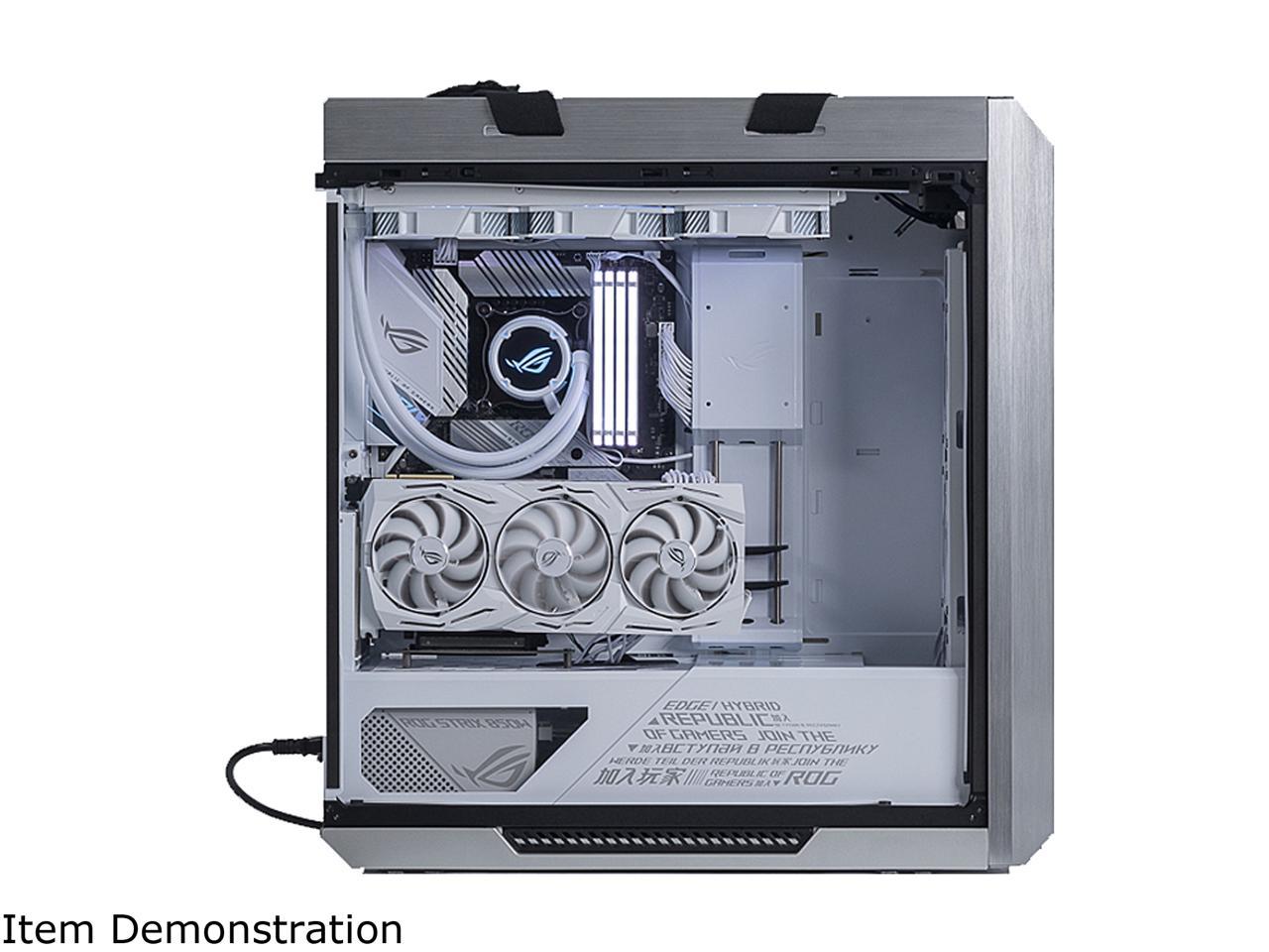 Asus Rog Strix Helios Gx601 White Edition Rgb Mid Tower Computer Case For Atx Eatx Motherboards