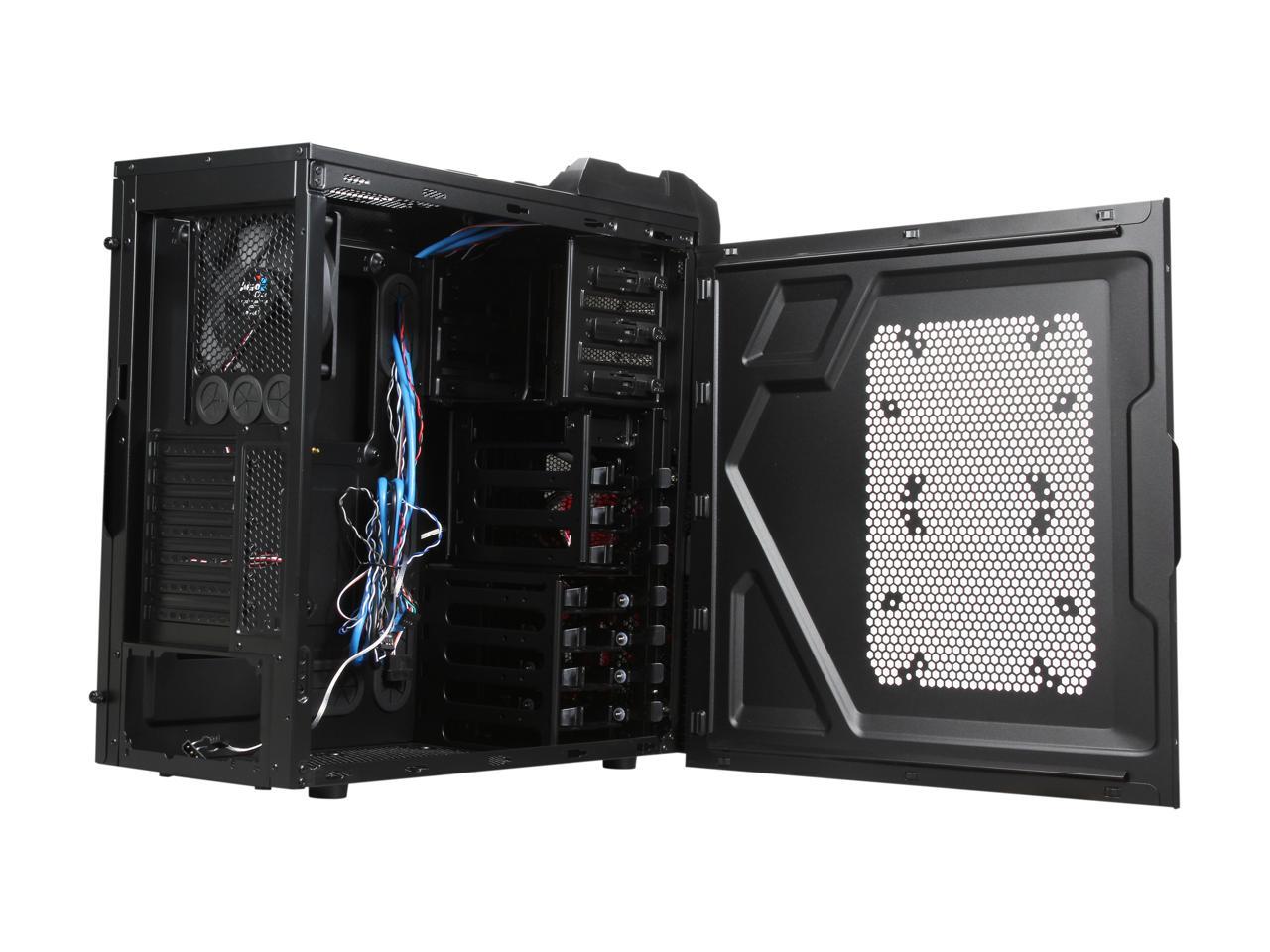 AeroCool PGS B Series Mechatron-Black Steel Edition Black Computer Case ...