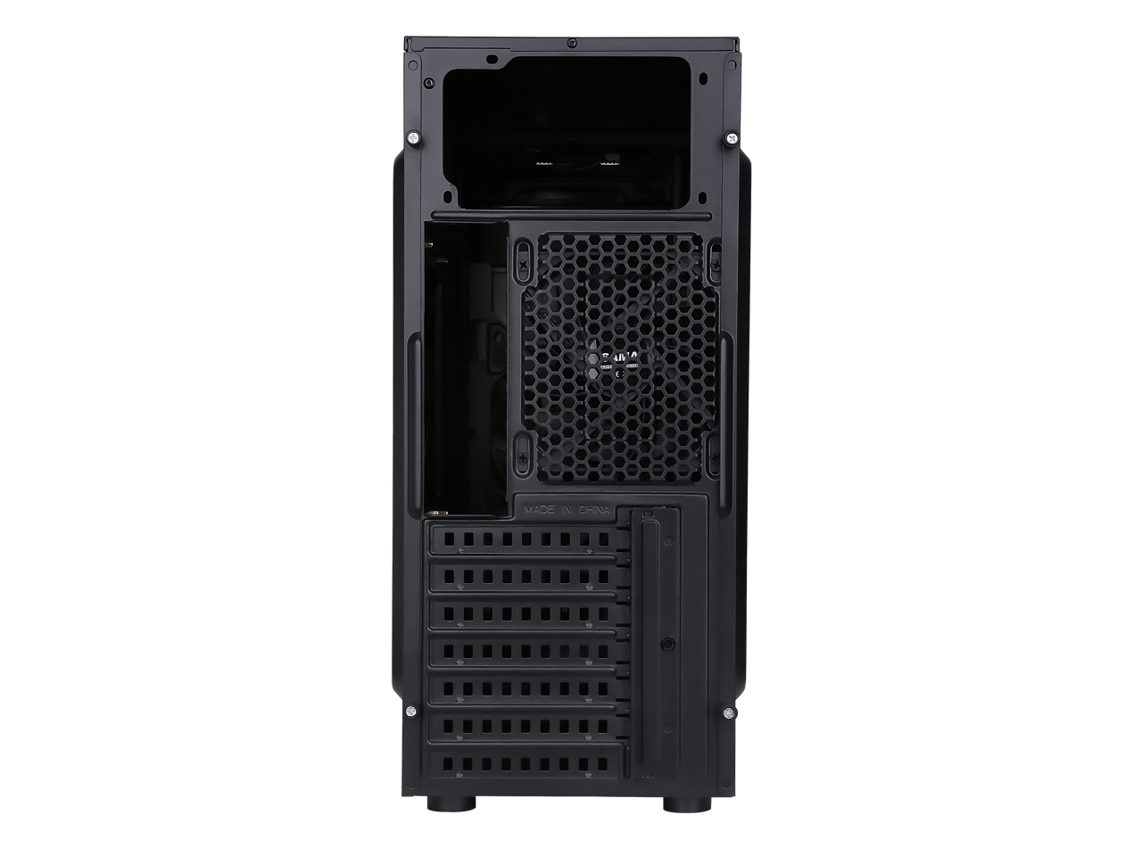 Sama jazovo bk black usb3 0 steel atx mid tower computer case 3 x120mm