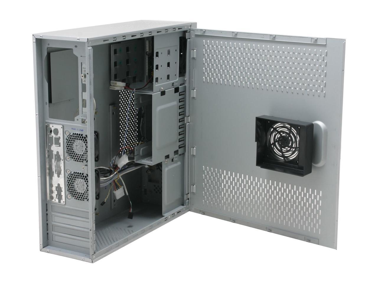 Nmediapc Silver Htpc 200sa Micro Atx Media Center Htpc Case