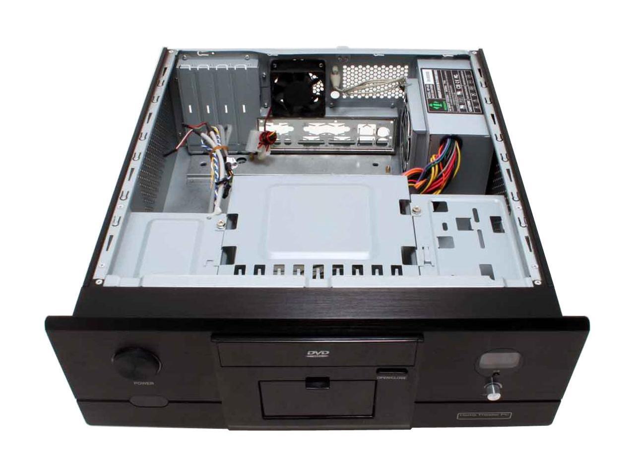 nMEDIAPC Black HTPC 180BA Micro ATX Media Center / HTPC Case