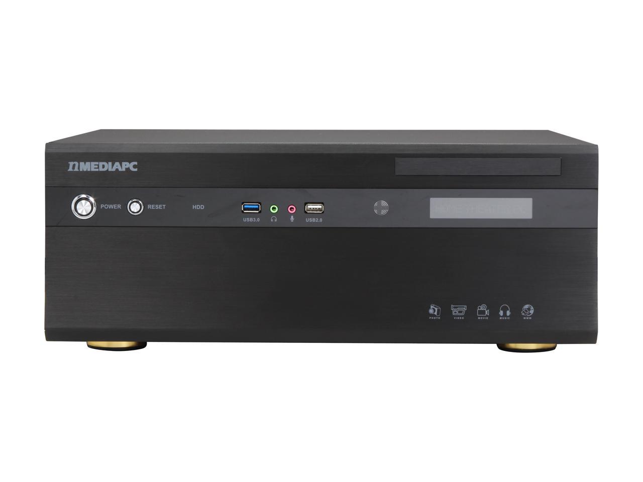 nMEDIAPC Black HTPC 2800B ATX Media Center / HTPC Case