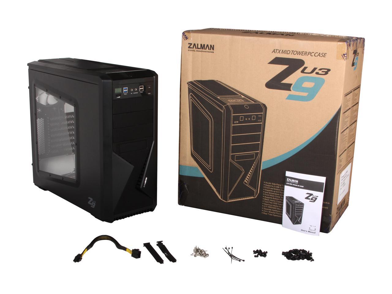 Open Box: ZALMAN ZM-Z9 U3 Black Computer Case - Newegg.com