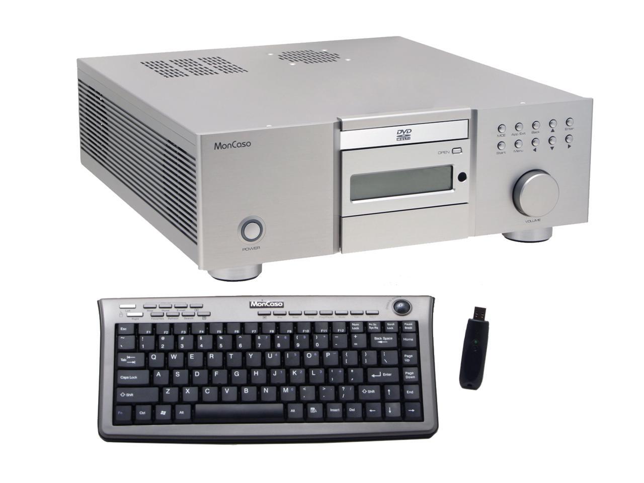 Moneual LAB MonCaso 832 Platinum Silver Aluminum ATX Media Center