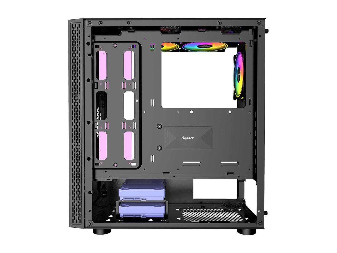 Bgears B-BlackWidow RGB Black Black Computer Case - Newegg.com