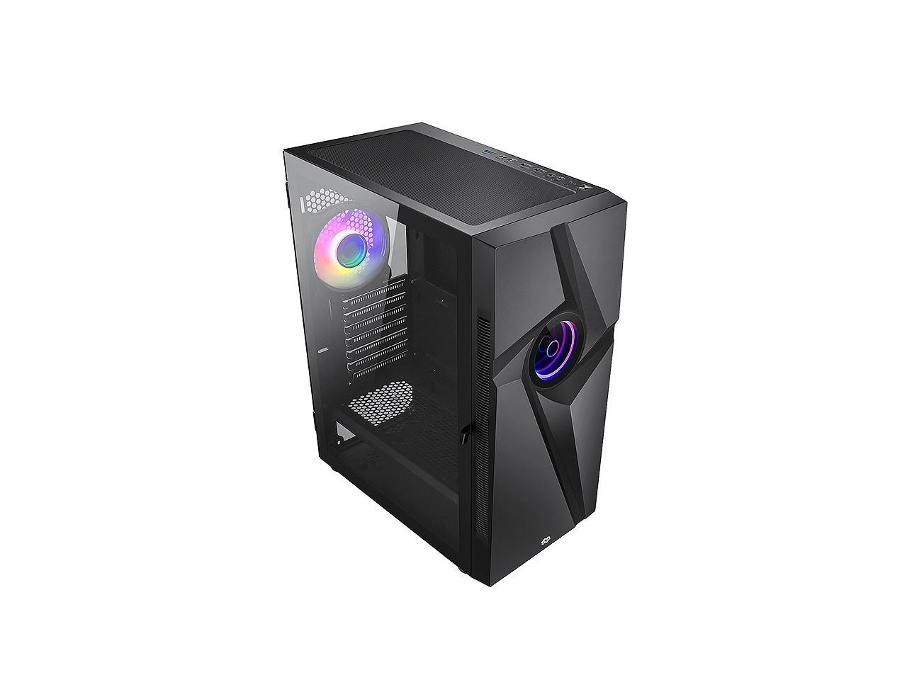 Bgears Vortex B-Vortex-RGB Black Middle Tower ATX Computer Case ...