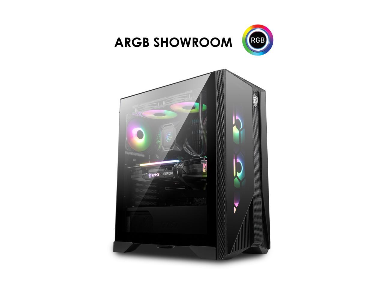 MSI MPG GUNGNIR 120R Black Computer Case Newegg.ca